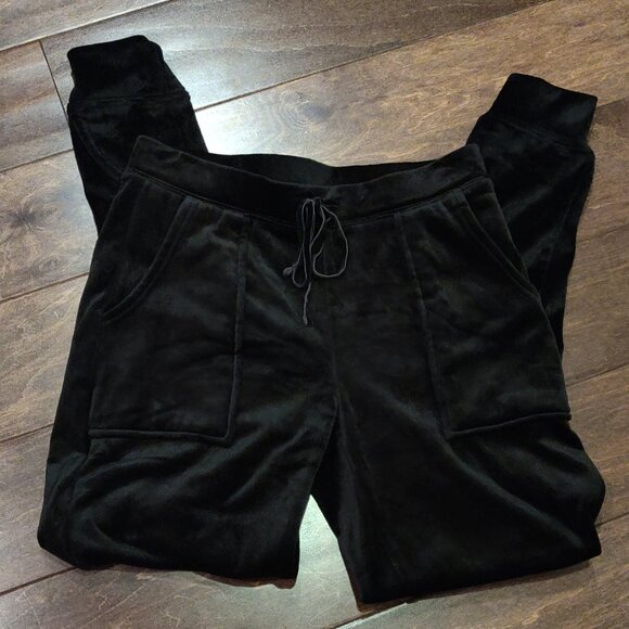House of Harlow 1960 Black Velour Joggers SIZE XS - Picture 6 of 6